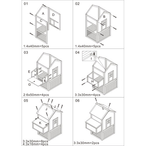 Tucker Murphy Pet™ Zebediah Chicken Coop with Chicken Run & Reviews